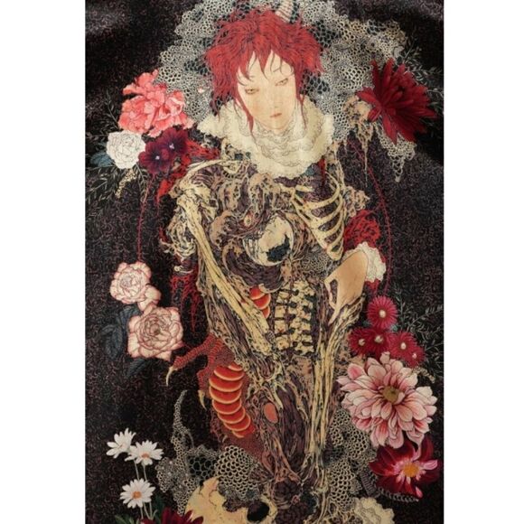 SPIRIT OF A DRAGON VELVET ROBE - Picture 6 of 7